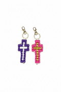 Handmade Cross Keychain Duo